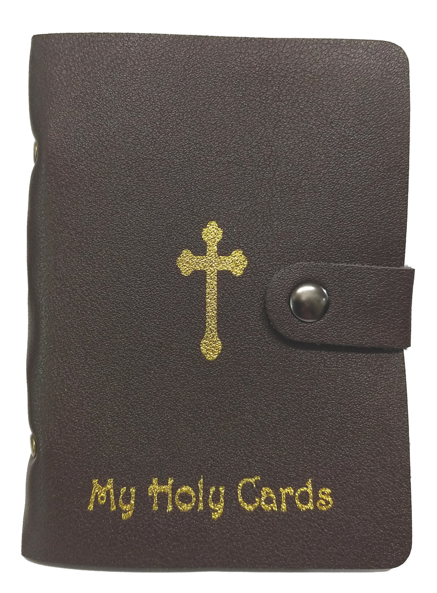 prayer card binder Brass Corner 4" x 6" Album LLC Ideal for First Communion Holy Card Album (Imported from