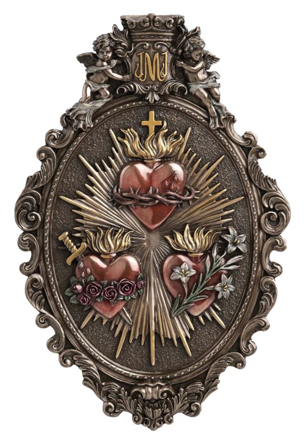 Three Hearts Wall Art