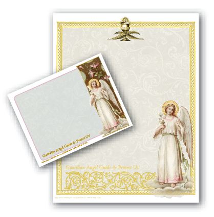 Guardian Angel Stationery Set