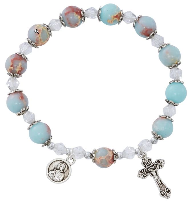 Saint Gerard Bracelet with Prayer Card