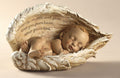 Sleeping Baby in Angel Wings