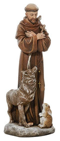 Saint Francis With Animals 8" Statue