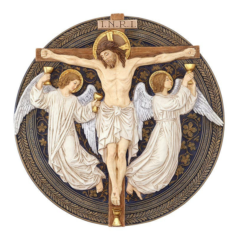 Passion of Christ Round Garden Art