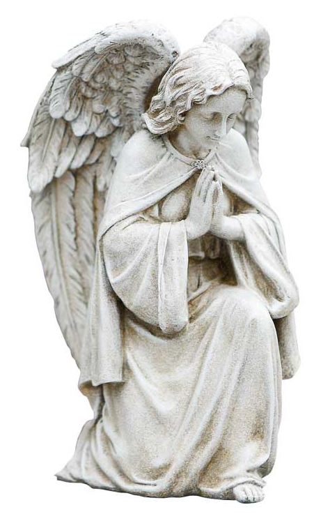 Praying Angel Garden Statue 12"