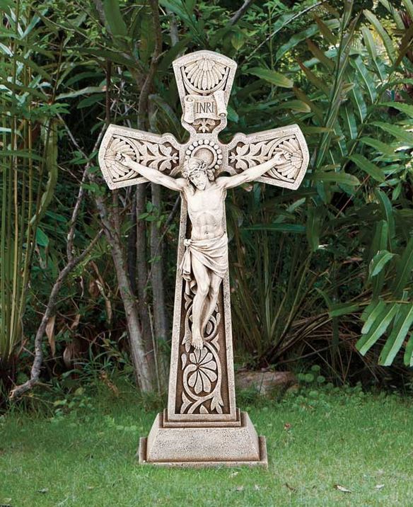 Large Garden Crucifix