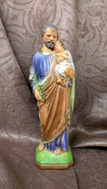 Vintage St. Joseph Statue 9"