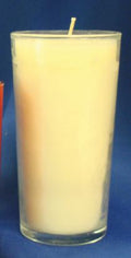 3 Days of Darkness 51% Beeswax Candles - Clear