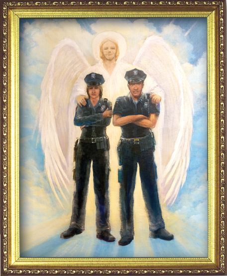 Prayer for Police Officers Print - Framed Picture