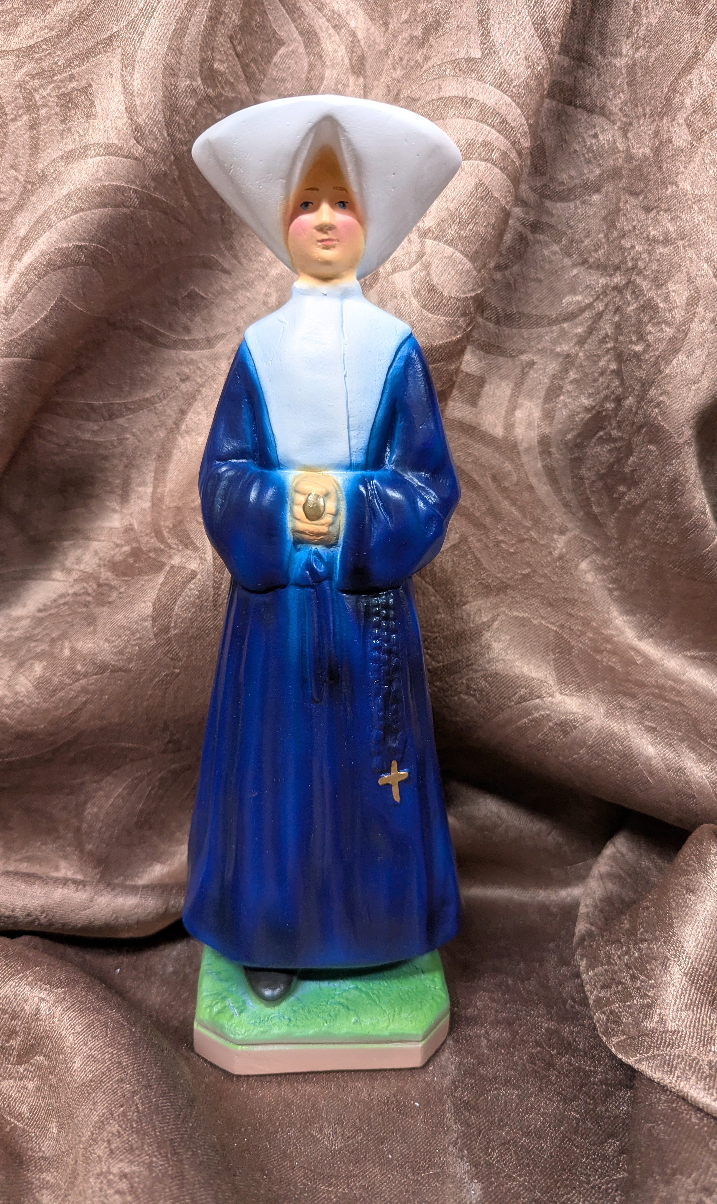 Vintage St. Catherine Laboure Statue 12"