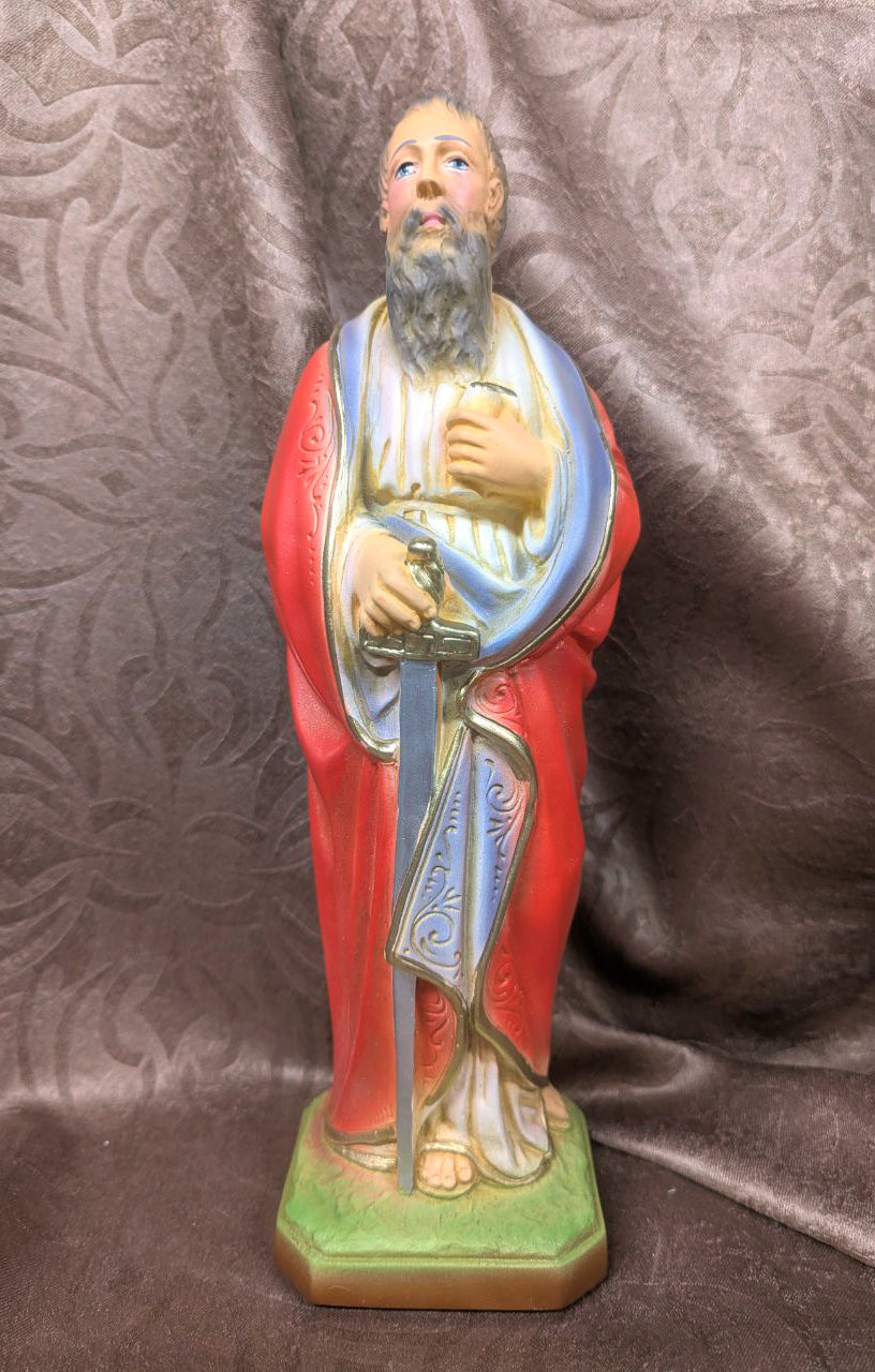 Vintage St. Paul Statue 12"