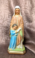 Vintage St. Anne Statue 8"
