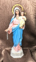 Spanish Our Lady of the Rosary Statue 12.5"