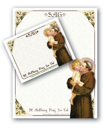 St. Anthony Stationery Set