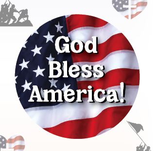 God Bless America! Stickers