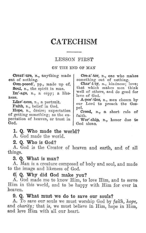 Baltimore Catechisms & Set (No Primer, must order separately)