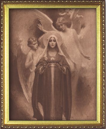 Mother of Man and God Framed Picture
